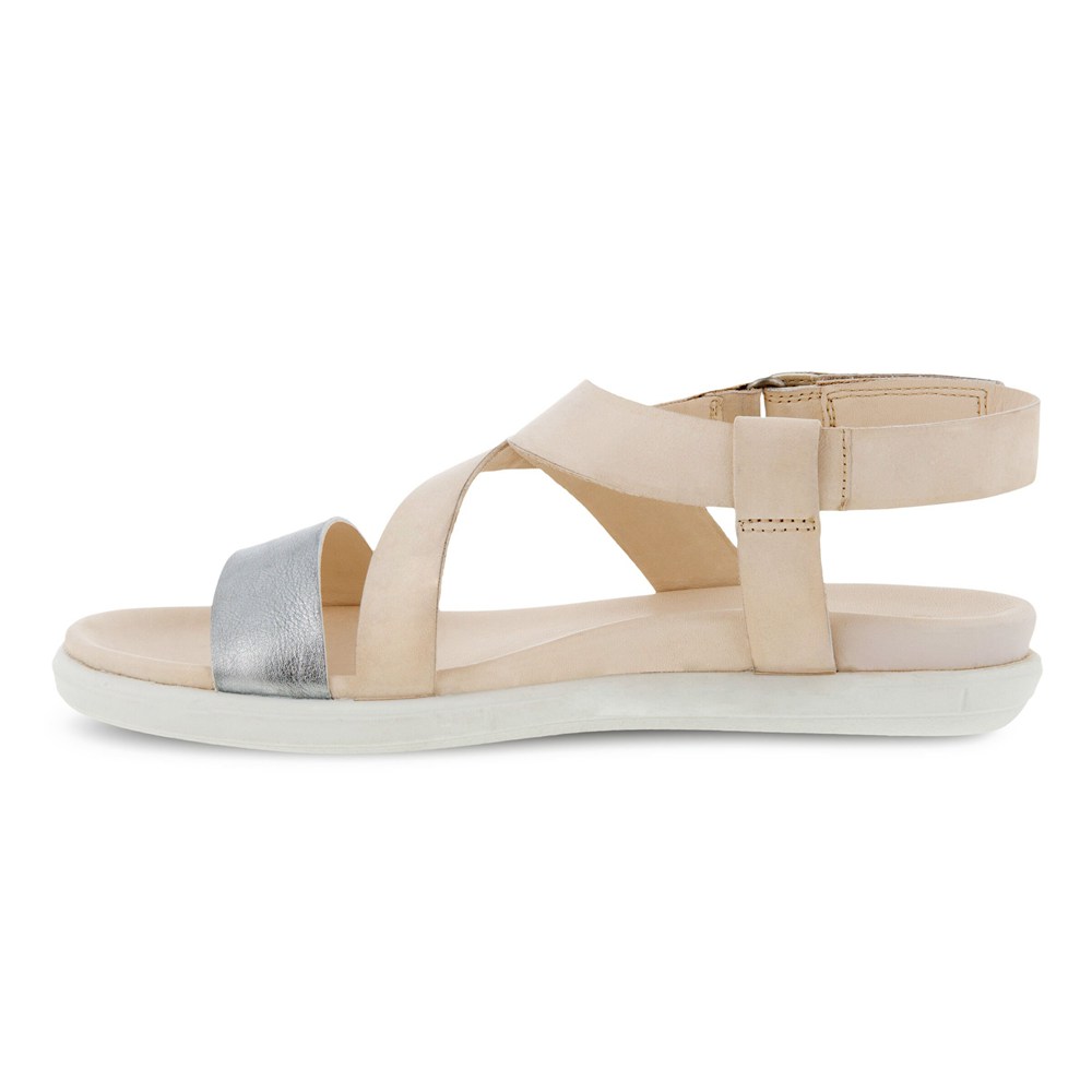 Sandalias Mujer - ECCO Simpil Flat - Beige - WYG405178